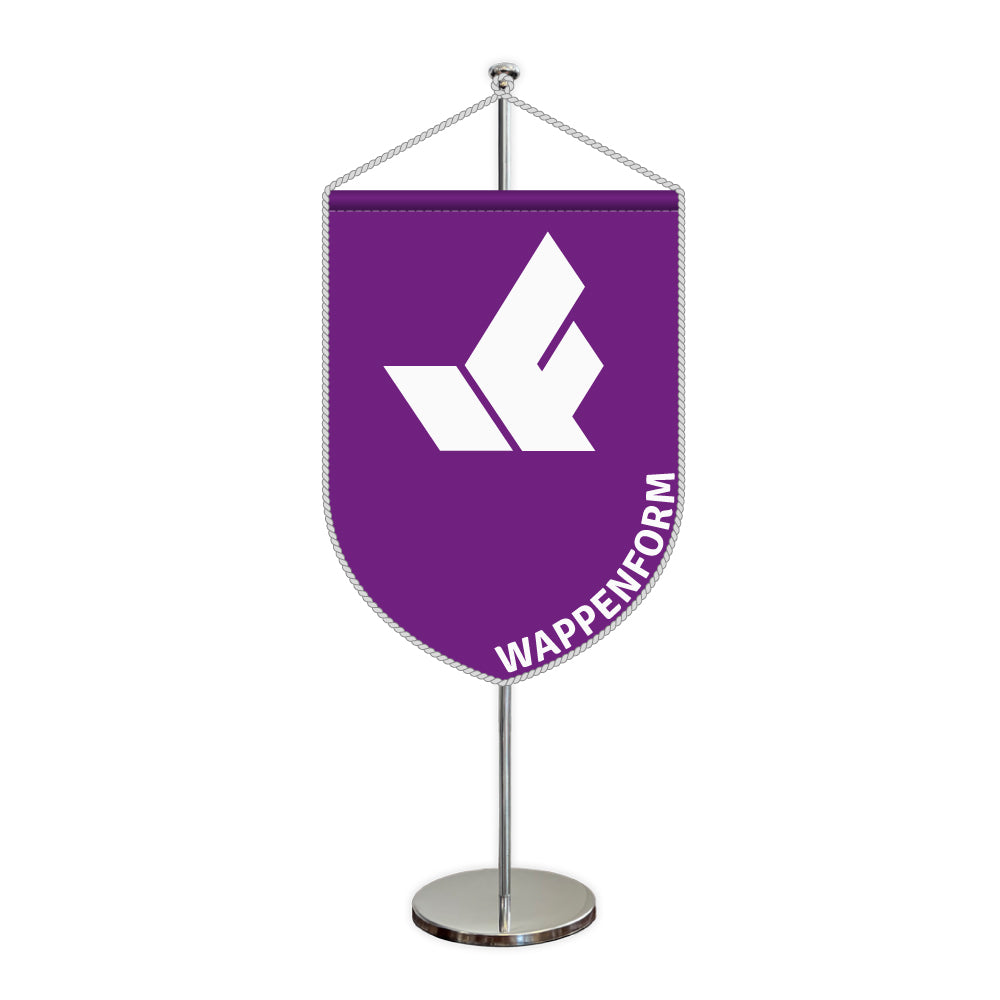 table pennant coat of arms shape