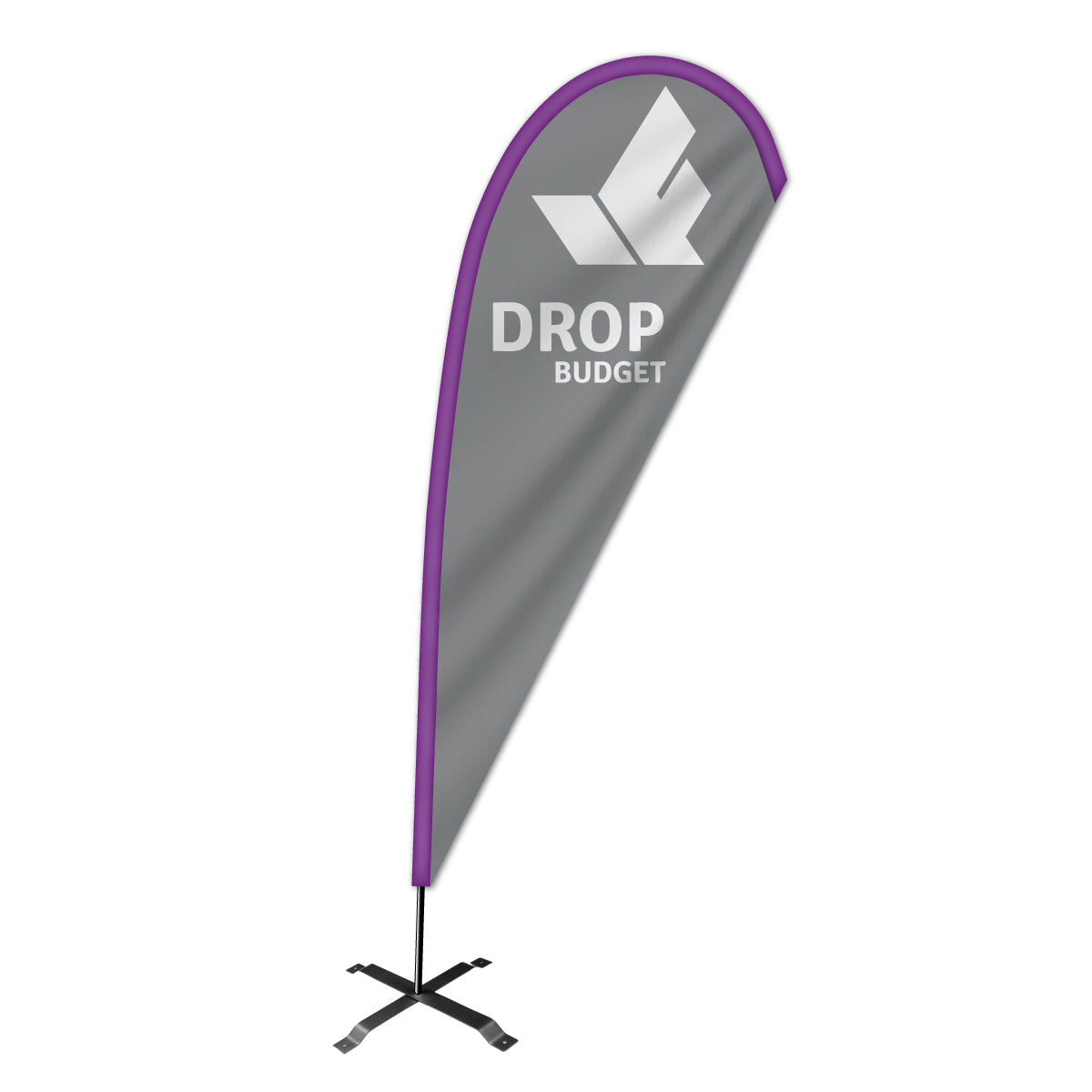 Beachflag "Budget" Drop